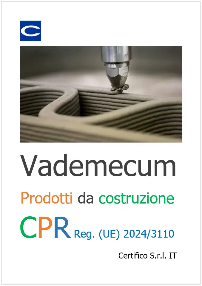 Vademecum CPR | Regolamento (UE) 2024/3110 Vademecum CPR | Regolamento (UE) 2024/3110